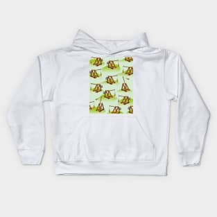 Trebuchet Pattern Kids Hoodie